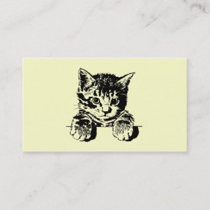 Katze PURRfection Visitenkarte