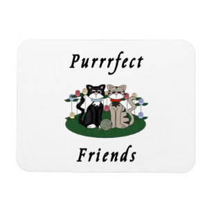 Katze Purrrfect Freunde Magnet