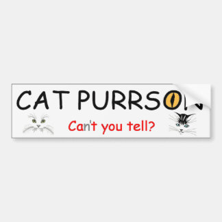 Katze Purrson Autoaufkleber
