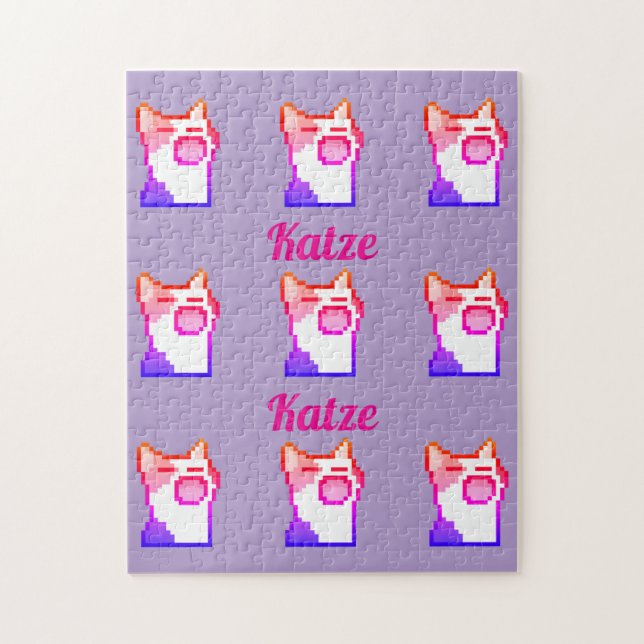 Katze Puzzle (Vertikal)