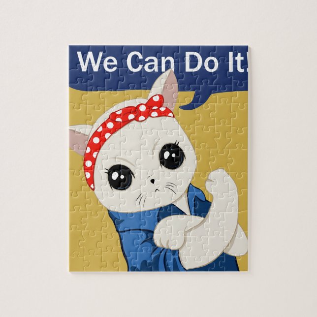 Katze Puzzle (Vertikal)