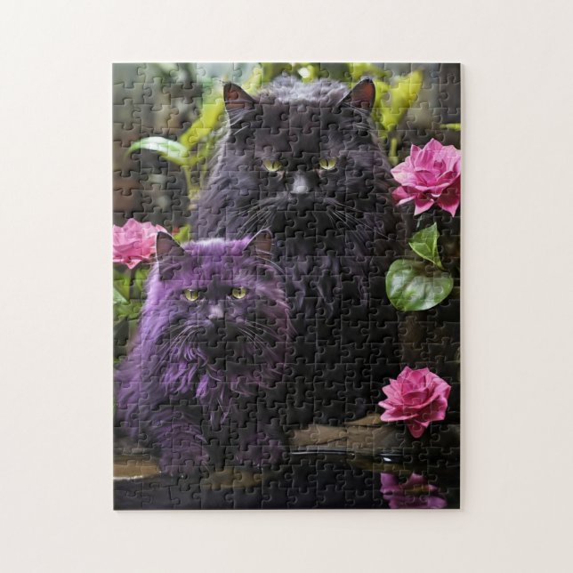 Katze Puzzle (Vertikal)
