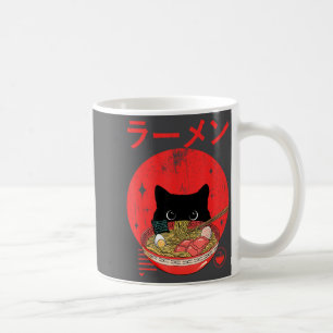 Katze Ramen Japanische Lustige Grafische T-Shirts Kaffeetasse