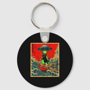 Katze Ramen Ufo japanische Anime Grafik T-Shirts M Schlüsselanhänger
