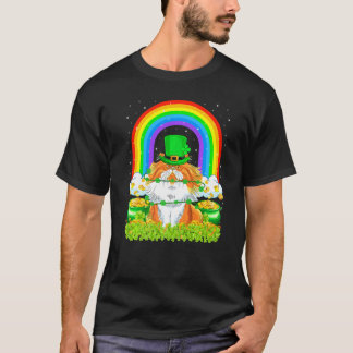 Katze Regenbogen Leprechaun Perserkatze St. Patric T-Shirt