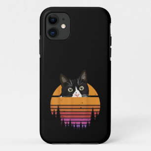 Katze Retro-Stil Schwarze Katze Vintage-Stil Kätzc Case-Mate iPhone Hülle