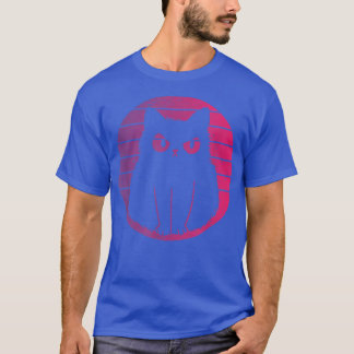 Katze Retro-Stil Vintage  T-Shirt