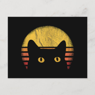 Katze Retro Vintage Begleitkarte