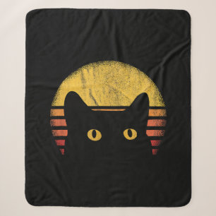 Katze Retro Vintage Sherpadecke