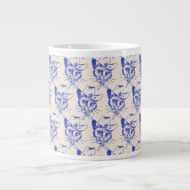 Katze Riesen Kaffeetasse Jumbo-Tasse (Vorderseite)