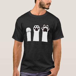 Katze Schere Stein Papier Katze Pfoten Katze T-Shirt