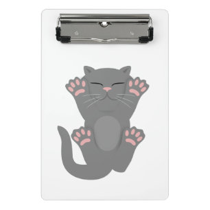 Katze schläft mini klemmbrett
