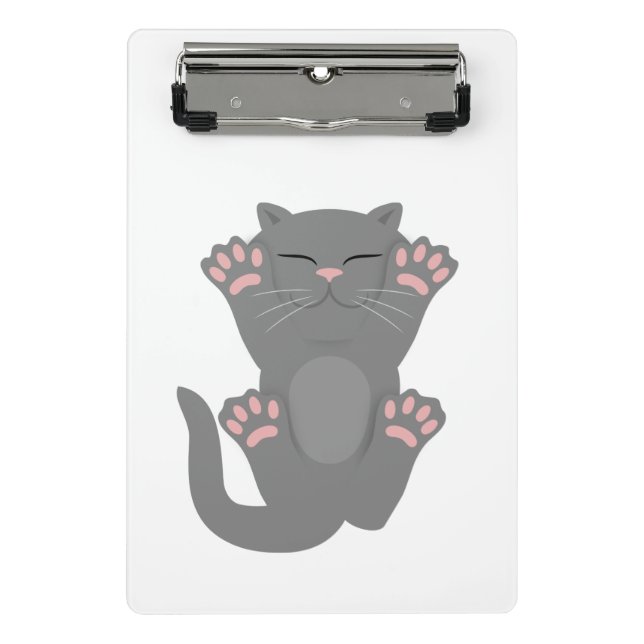 Katze schläft mini klemmbrett (Vorderseite)