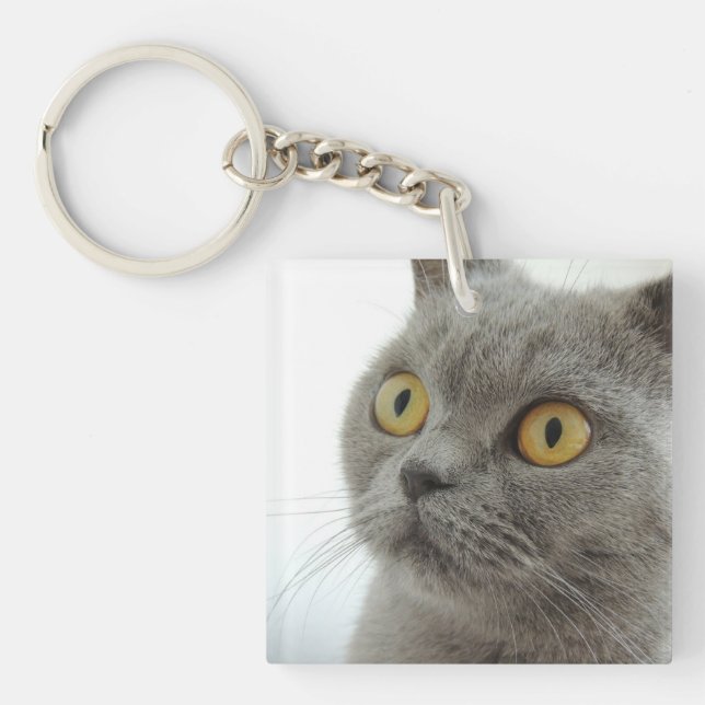 Katze Schlüsselanhänger (Vorderseite)