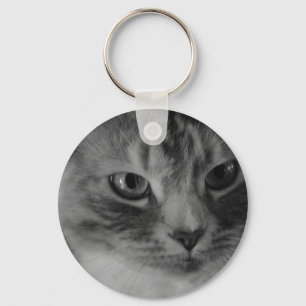 Katze (schwarz und weiß) schlüsselanhänger
