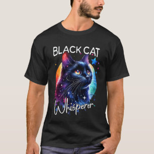 Katze Schwarze Katze Flüsterer T-Shirt