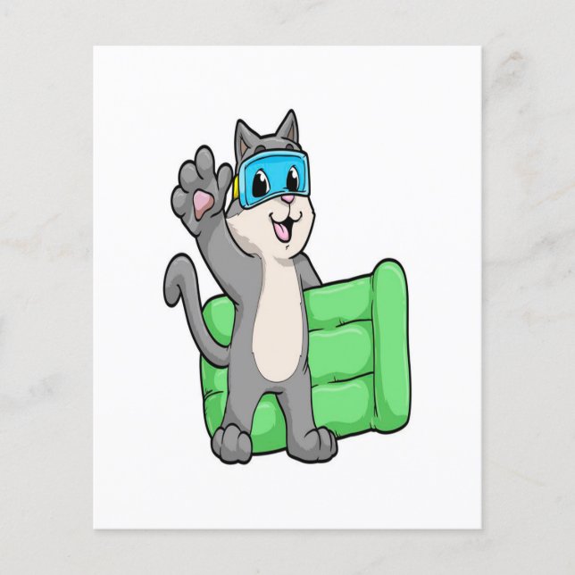 Katze Schwimmbrille Lilo Flyer (Vorne)