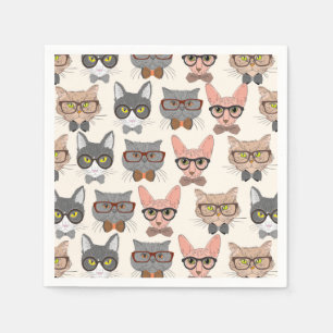 Katze Serviette