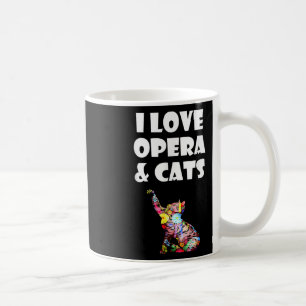 Katze Shirt I Liebe Opera & Amp; Katzen - Furry Fe Kaffeetasse