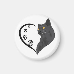 Katze Shirt Katzen Shirts Für Frauen Mädchen Kinde Magnet