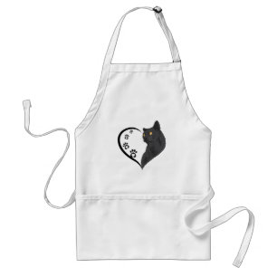 Katze Shirt Katzenjammer Shirts für Frauen Mädchen Schürze