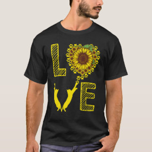 Katze Sonnenblume Für Katze Katzenmutter Männer Fr T-Shirt