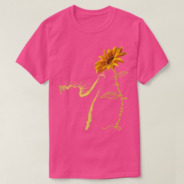 Katze Sonnenblumen Geschenke für Katzen Liebhaber, T-Shirt (Design vorne)