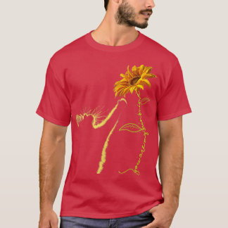 Katze Sonnenblumen Geschenke für Katzen Liebhaber, T-Shirt