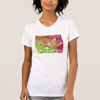 Katze Spay u. neutralisieren Trägershirt T-Shirt