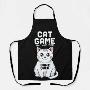 Katze Spiel Schau Dir Die Katze Nicht Zu Lustig An Schürze