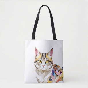 Katze spielerisch Adorable Fun Animal Colorful Geo