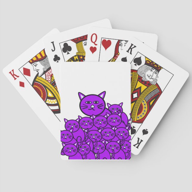 Katze Spielkarten-Deck Spielkarten (Rückseite)