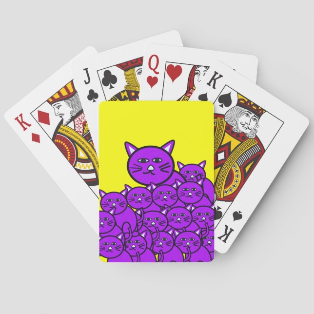 Katze Spielkarten-Deck Spielkarten (Rückseite)