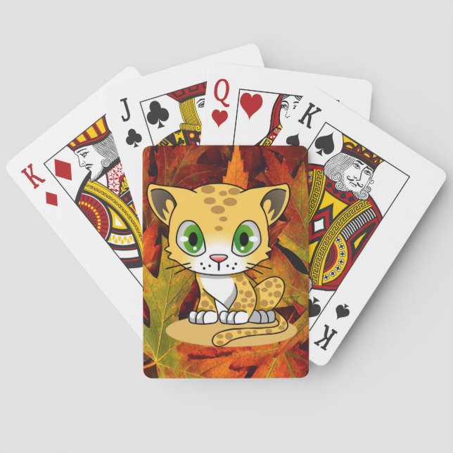 Katze Spielkarten-Deck Spielkarten (Rückseite)