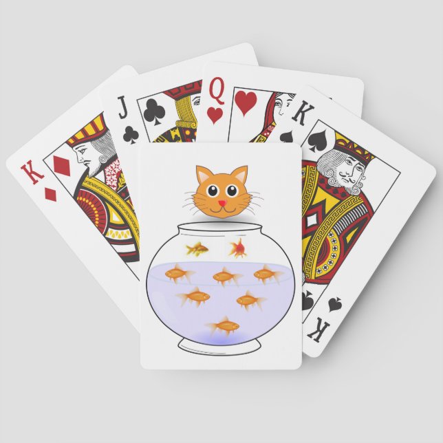 Katze Spielkarten-Deck Spielkarten (Rückseite)