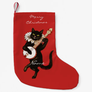 Katze spielt Banjo Thunder_Cove Kleiner Weihnachtsstrumpf