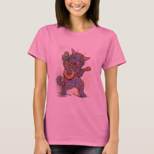 Katze spielt das Banjo T-Shirt