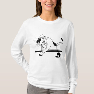 KATZE SPIELT POOL-BILLIARD T-Shirts