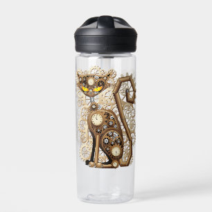 Katze Steampunk Vintage Retro-Stil Maschine Trinkflasche