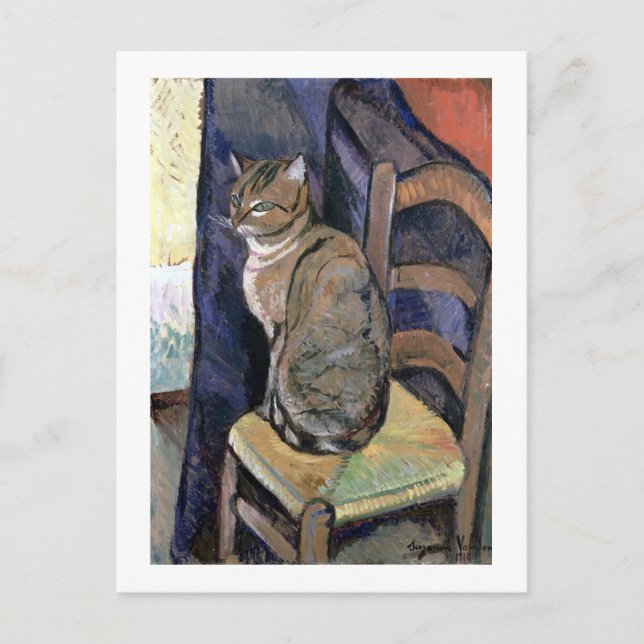 Katze, Suzanne Valadon Postkarte (Vorderseite)