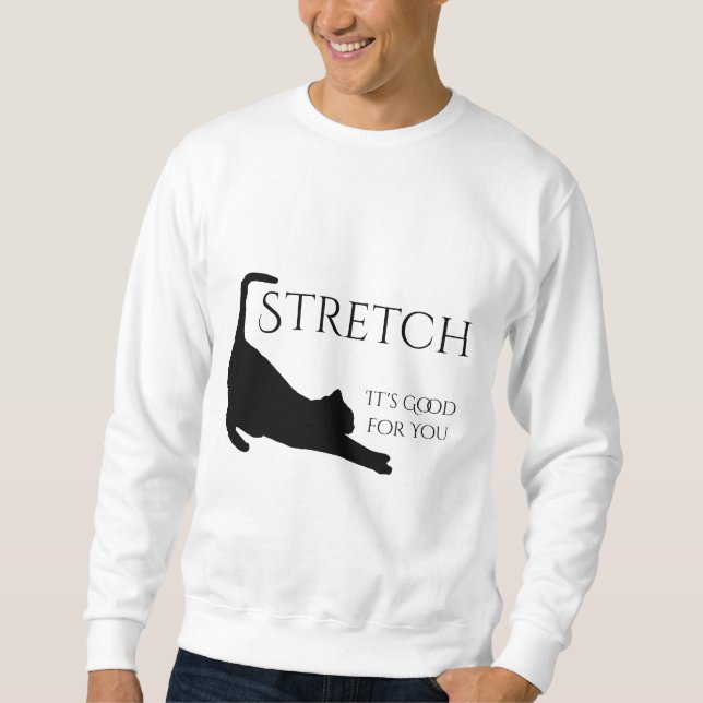 Katze Sweatshirt (Vorderseite)