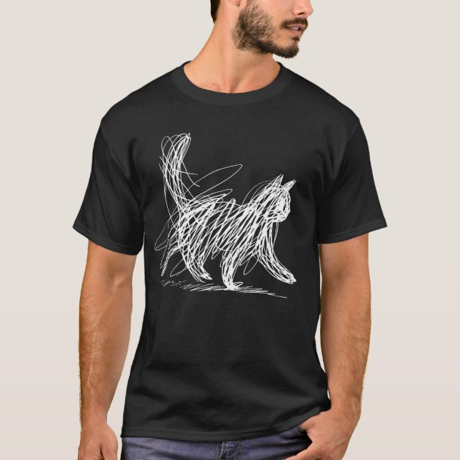 Katze T-Shirt (Vorderseite)