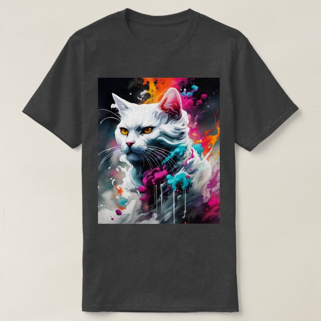 Katze T-Shirt (Design vorne)