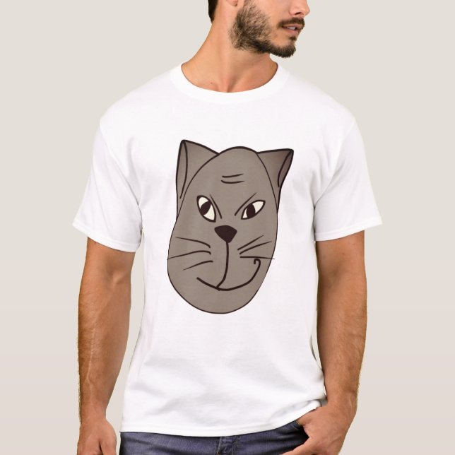 Katze T-Shirt (Vorderseite)