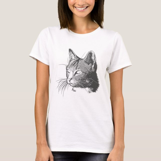 Katze T-Shirt (Vorderseite)