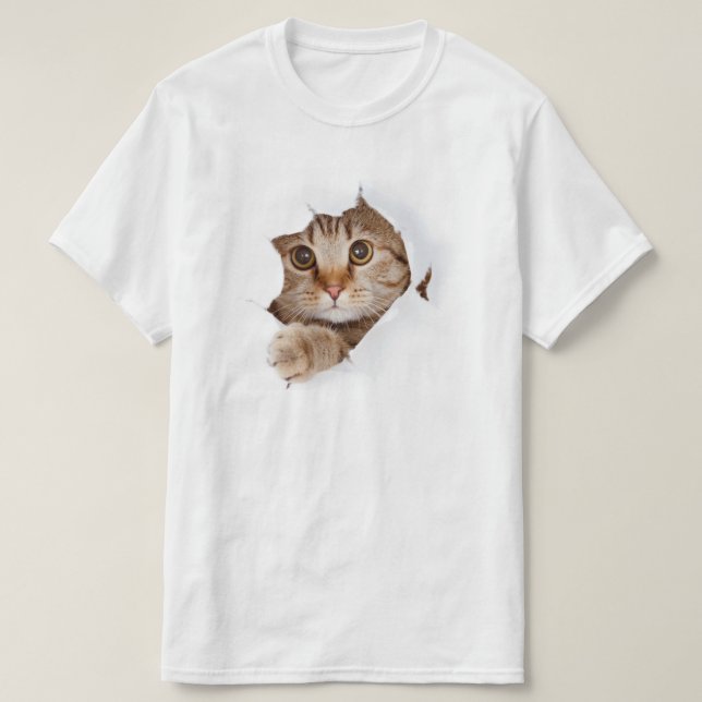 Katze T-Shirt (Design vorne)