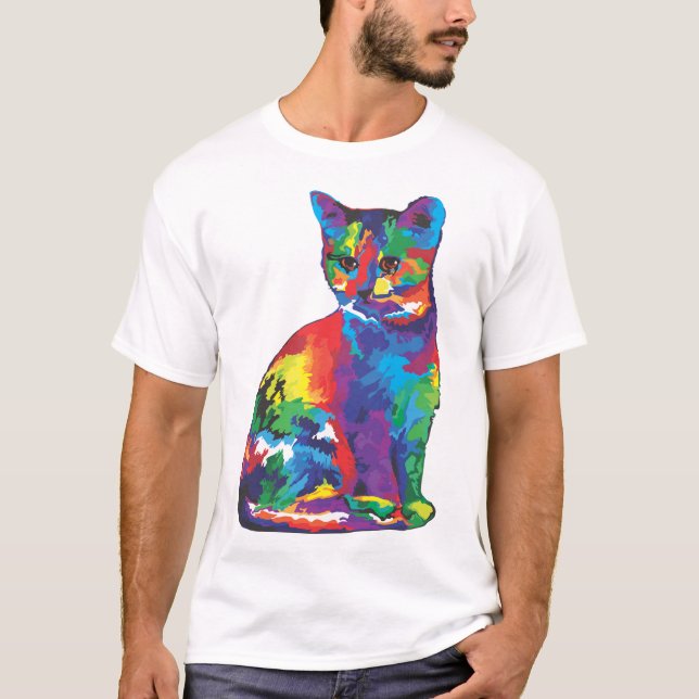 Katze T-Shirt (Vorderseite)