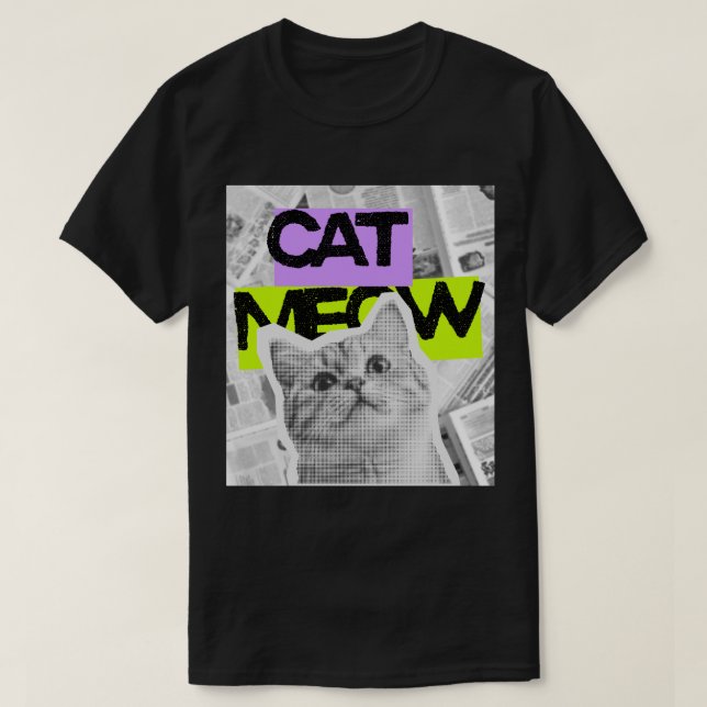 Katze T-Shirt (Design vorne)