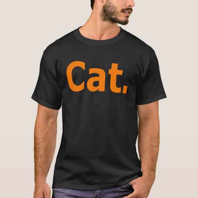 KATZE T-Shirt (Vorderseite)