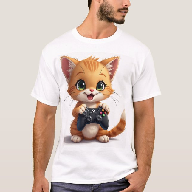 Katze T-Shirt (Vorderseite)